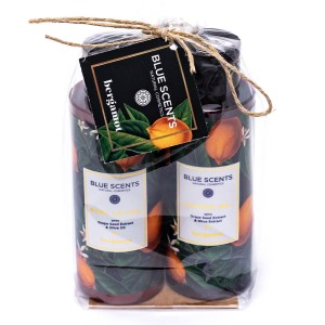 Blue Scents Mini Gift Set Bergamot Κρέμα Σώματος, 100ml & Αφρόλουτρο, 100ml