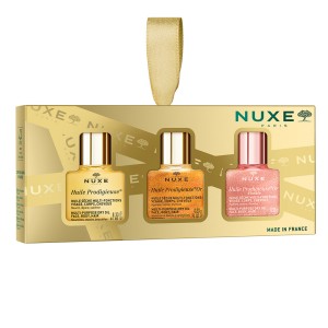 Nuxe Promo 3 Mini Huile Prodigieuse - Σετ Με 3 Ξηρά Έλαια Ενυδάτωσης Και Λάμψης, 3x10ml