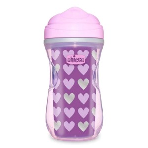 Chicco Active Cup Εκπαιδευτικό Κύπελλο 14m+ Ροζ, 266ml
