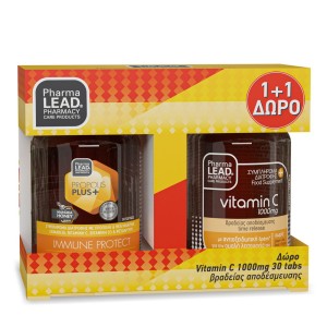 Pharmalead Promo Propolis Plus+ Συμπλήρωμα Διατροφής με Πρόπολη, 30 soft gels & Vitamic C, 30tabs (1+1Δώρο)