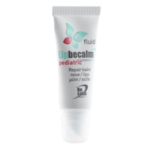 Becalm Lipbecalm Pediatric Fluid Επανορθωτικό Βάλσαμο που Ανακουφίζει Βρέφη και Παιδιά από Σκασμένα Ξηρά και Ευαίσθητα Χείλη και Μύτες, 10ml