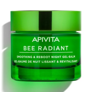 Apivita Bee Radiant White Peony & Patented Propolis Ενυδατικό & Αντιγηραντικό Balm Προσώπου Νυκτός με Υαλουρονικό Οξύ, 50ml
