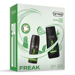 Str8 Promo Fr34k Αποσμητικό Σπρέι Σώματος150ml & Αφρόλουτρο 250ml, 1σετ