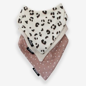 Minene Bandana Bibs Σετ Σαλιάρες Μπαντάνες Cream, 3τμχ