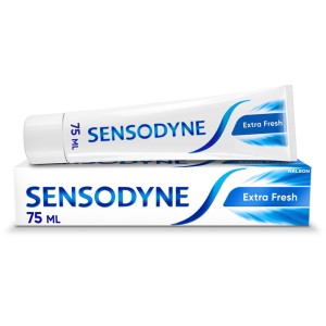 Sensodyne Extra Fresh Gel Toothpaste Οδοντόκρεμα για Ανακούφιση & Προστασία για τα Ευαίσθητα Δόντια, 75ml
