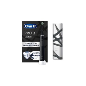 Oral-B Pro 3500 Design Edition Black Ηλεκτρική Οδοντόβουρτσα, 1τμχ