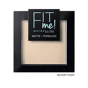 Maybelline Fit Me Matte & Poreless Pressed Powder Ματ Πούδρα Για Ματ Αποτέλεσμα, 8.2gr
