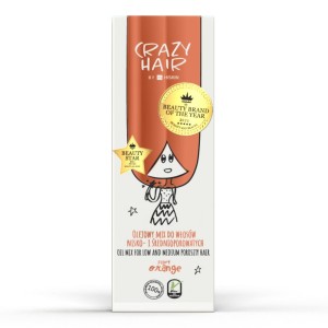 Hiskin Crazy Hair Hair Oil Low & Medium Porosity Θεραπεία με Φυσικά Έλαια Orange, 100ml