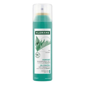 Klorane Dry Shampoo with Nettle & Vitamin E Tinted Ξηρό Σαμπουάν για Λιπαρά Μαλλιά με Τσουκνίδα και Βιταμίνη Ε, 150ml