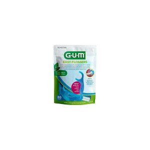 GUM Easy Flossers (890), Οδοντικά Νήματα σε Διχάλες με Άρωμα Μέντας 30τμχ