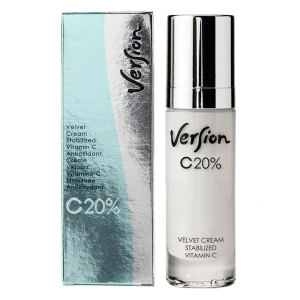 Version C 20% Velvet Cream Vitamin C Αντιγηραντική Κρέμα Προσώπου με Βιταμίνη C, 30 ml
