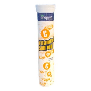 Ino Plus Vitamin C Βιταμίνη για Ανοσοποιητικό 500mg Πορτοκάλι, 20αναβρ.δισκία
