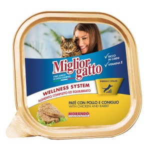 MIGLIOR ΓΑΤΟΤΡΟΦΗ PATE 100gr - (ΚΟΤΟΠΟΥΛΟ-ΚΟΥΝΕΛΙ)