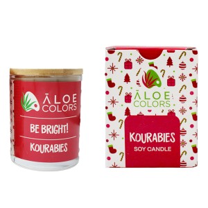 Aloe Colors Scented Soy Candle Αρωματικό Κερί Σόγιας Kourabies, 150g