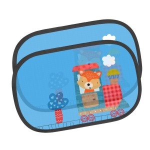 Babywise Πλαϊνά Σκίαστρα Αυτοκινήτου Μπλε, 2τμχ
