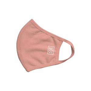 Neqi Face Masks Υφασμάτινες Μάσκες Προστασίας Προσώπου Μύτης Πολλαπλών Χρήσεων S-M, 3τεμ - Pink