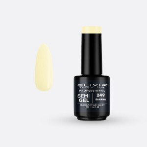 Elixir Make-up Semi Gel Ημιμόνιμο Επαγγελματικό Βερνίκι Νυχιών Νο249 Banana, 15ml