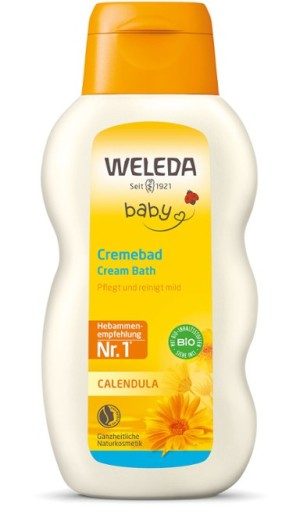 Weleda Βaby Calendula Cream Bath Κρεμόλουτρο Καλέντουλα, 200ml