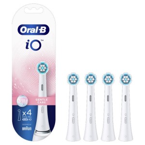 Oral-B iO Ανταλλακτικές Κεφαλές για Ηλεκτρική Οδοντόβουρτσα Gentle Care, 4τμχ