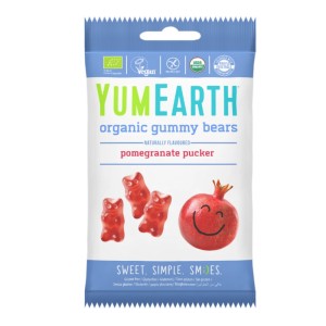 Yumearth Organic Gummy Bears Βιολογικά Ζελεδάκια από Ρόδι, 50gr