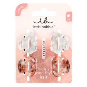 Invisibobble Clipstar Petit Bijoux Μίνι Κλάμερ, 4τμχ