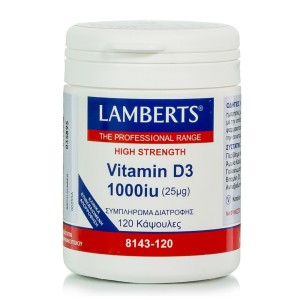 Lamberts Vitamin D3 1000IU, 120caps