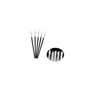 Ro accessories Σετ Πινέλα Σιλικόνης Nail Art 5 τμχ NA100