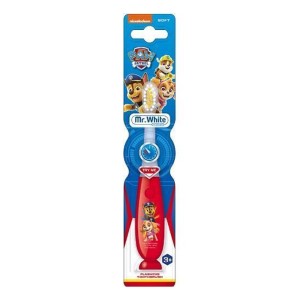 Mr.White Flashing Soft Toothbrush Παιδική Οδοντόβουρτσα Paw Patrol 3+ Ετών, 1τμχ