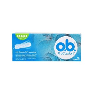 O.B. ProComfort Super Plus Ταμπόν Ενισχυμένης Απορροφητικότητας 16τμχ