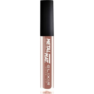 Elixir Make-Up Liquid Lip Metal Matte Υγρό Ματ Κραγιόν, 371 Antique Brass