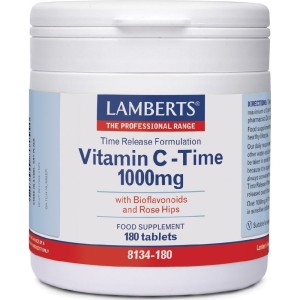 Lamberts Vitamin C Time Release 1000mg, 180 ταμπλέτες