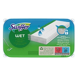 Swiffer Υγρά Πανάκια για το Πάτωμα με Άρωμα Λεμόνι, 12τμχ