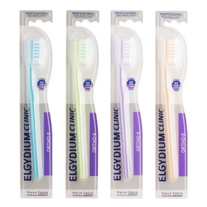Elgydium Clinic Ortho-X Medium Οδοντόβουρτσα για Ορθοδοντικούς Μηχανισμούς, 1τμχ