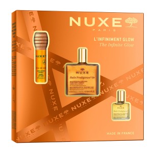 Nuxe Promo The Infinite Glow με Ξηρό Λάδι Huile Prodigieuse Or 50ml,  Honey Lip Oil & Ξηρό Λάδι Huile Prodigieuse , 1σετ