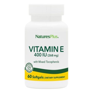 Natures Plus Vitamin E 400IU, 60 softgels
