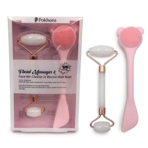 Pokhara Facial Massager & Silicon Mask Brush, 1set