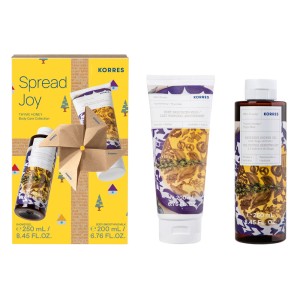 Korres Promo Set Spread Joy Thyme Honey Περιλαμβάνει Αφρόλουτρο 250ml & Γαλάκτωμα Σώματος 200ml, 1σετ