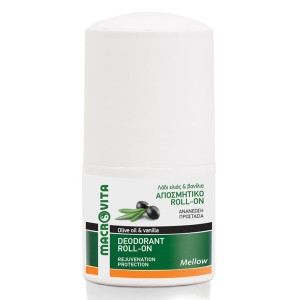 Macrovita Αποσμητικό Roll-Οn Mellow με Λάδι Ελιάς & Βανίλια, 50ml