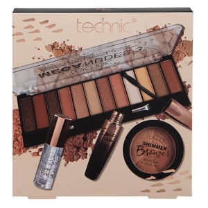 Technic Σετ Μακιγιάζ Mega Nudes Collection Makeup Set 4 τεμαχίων, 1σετ