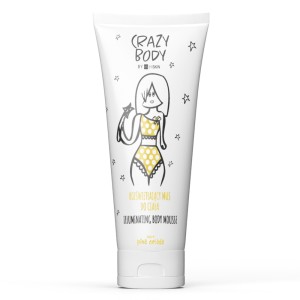Hiskin Crazy Body Illuminating Body Mousse Ενυδατικό Mousse Σώματος Pina Colada, 250ml