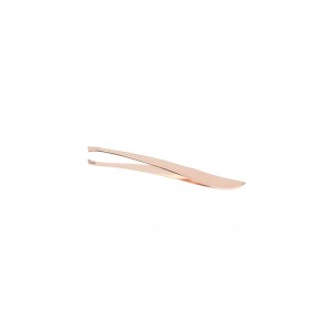 Ro-Ro Accessories Τσιμπιδάκι Φρυδιών Λοξό, Ροζ-Χρυσό, 1τμχ