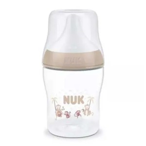 [E] Nuk Πλαστικό Μπιμπερό Perfect Match Κατά των Κολικών με Θηλή Σιλικόνης για 0+, 150ml