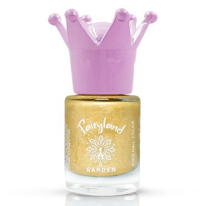 Garden Fairyland Παιδικό Βερνίκι Νυχιών Kids Nail Polish Glitter Gold Jiny 4, 7.5ml