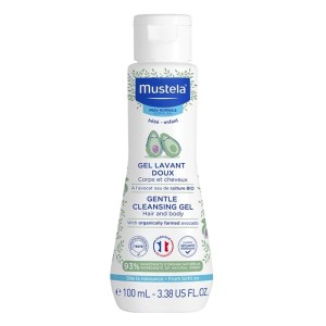Mustela Gentle Cleansing Gel Απαλό Αφροντούς για Σώμα & Μαλλιά με Βιολογικό Αβοκάντο, 100ml