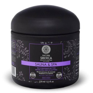 Natura Siberica Sauna & Spa Rich Massage Butter Πλούσιο Βούτυρο για Μασάζ Κατά της Κυτταρίτιδας, 370 ml