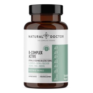 Natural Doctor B-Complex Active Συμπλήρωμα Διατροφής με Βιταμίνες Β, 60 κάψουλες