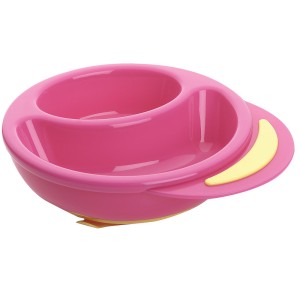 Playgro Ροζ Πιάτο φαγητού με Χωρίσματα, 1τμχ