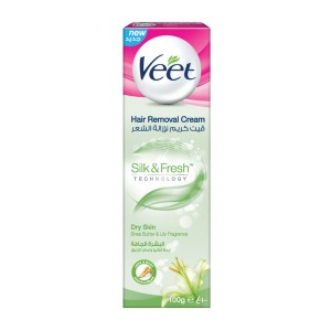 Veet Αποτριχωτική Κρέμα Για Ξηρό Δέρμα, 100ml