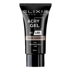 Elixir Acry Gel Beige Shimmer 720 Ακρυλικό Τζελ Νυχιών, 30ml