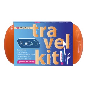 Plac Aid Oral Care Travel Kit Ταξιδίου Στοματικής Υγιεινής Με Οδοντόβουρτσα 1τμχ, Forhans Οδοντόκρεμα 12,5ml & Οδοντικό Νήμα Με Λαβή 1τμχ